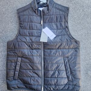 Goodfellow & Co Quilted Sleeveless Puffer Vest - Charcoal